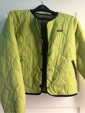Vans | Quilted Lime Green Jacket